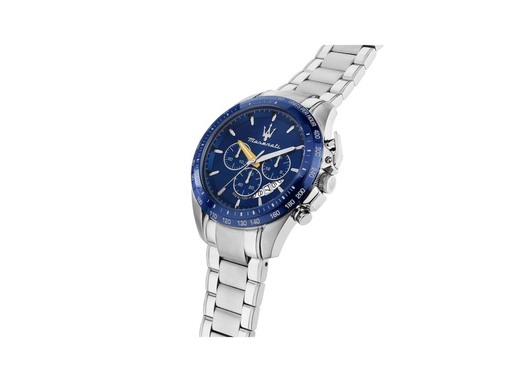 Montre à Quartz Maserati Modena Edition, Bleu, 45 mm, Verre minéral R8871612039