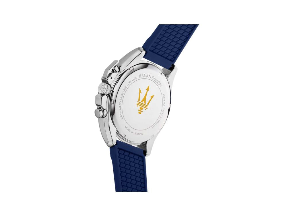 Montre à Quartz Maserati Modena Edition, Bleu, 45 mm, Verre minéral R8871612039