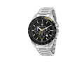 Montre à Quartz Maserati Traguardo, Noir, 45 mm, Verre minéral, R8873612042