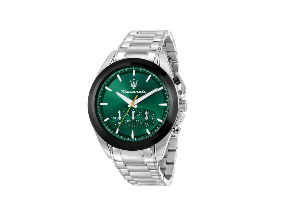 Montre à Quartz Maserati Traguardo, Vert, 43 mm, R8873612065