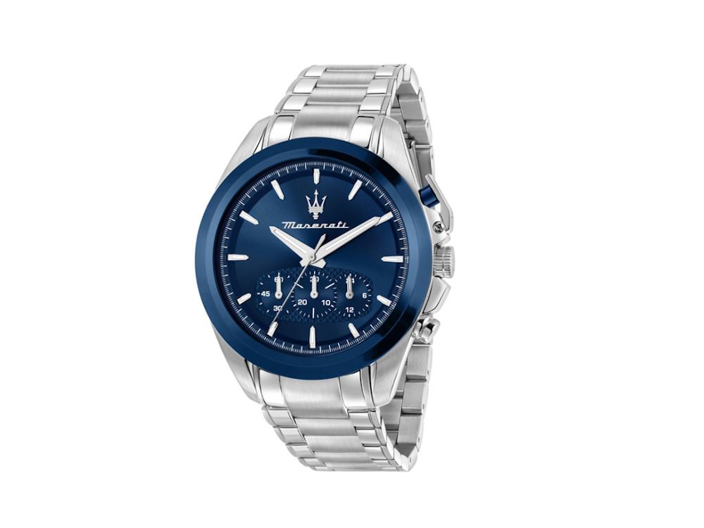 Montre à Quartz Maserati Traguardo, Bleu, 43 mm, R8873612067