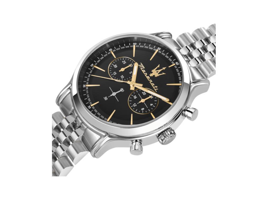 Montre à Quartz Maserati Epoca, Noir, 42 mm, Verre minéral, R8873618017