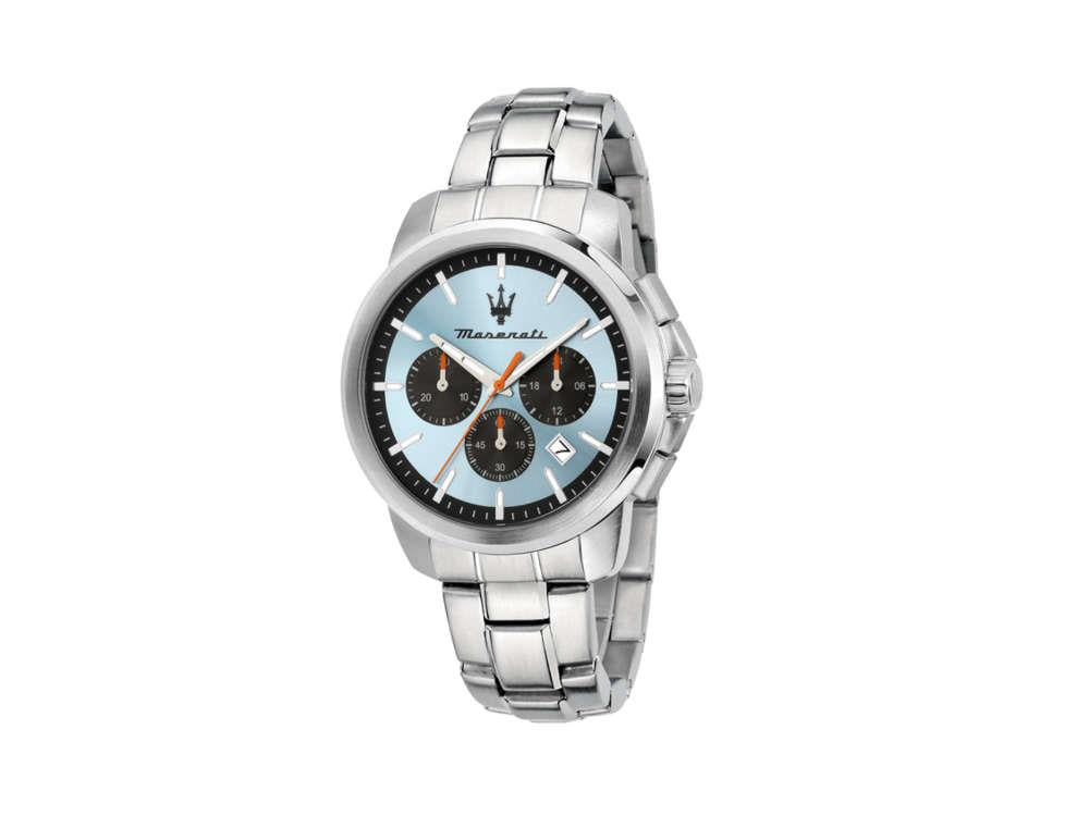 Montre à Quartz Maserati Successo, Bleu, 42 mm, Verre minéral R8873621044