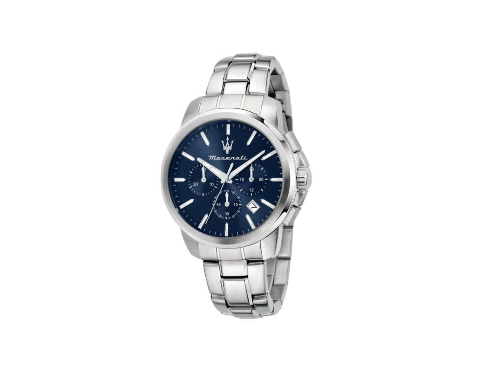 Montre à Quartz Maserati Successo, Bleu, 42 mm, Verre minéral R8873621047