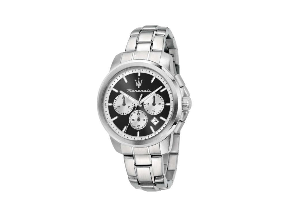 Montre à Quartz Maserati Successo, Noir, 42 mm, Verre minéral R8873621052