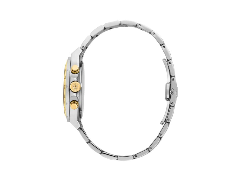 Montre à Quartz Maserati Sfida, Argent, 43 mm, Verre minéral, R8873640028