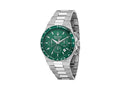 Montre à Quartz Maserati Sfida, Vert, 41 mm, Verre minéral, R8873640030