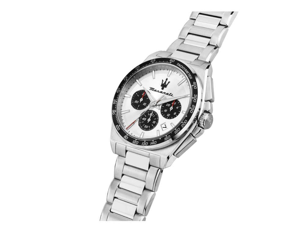 Montre à Quartz Maserati Velocitá, Argent, 43 mm, R8873652006