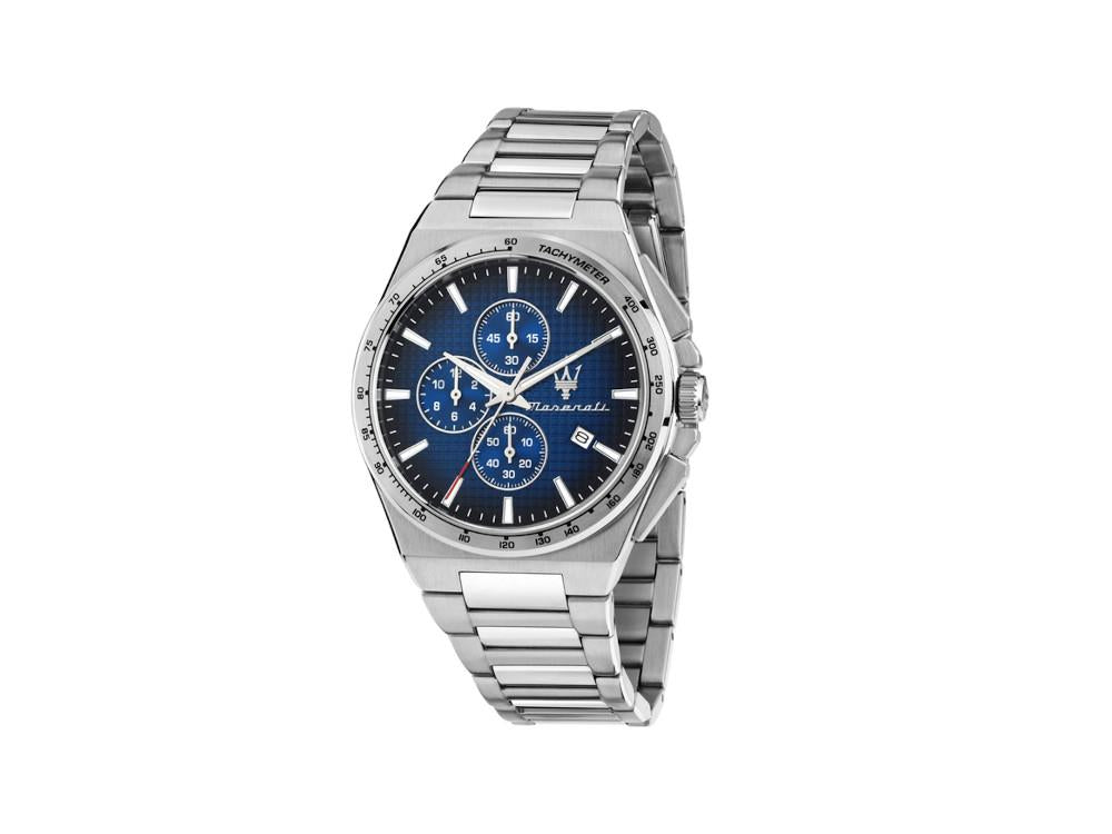 Montre à Quartz Maserati Velocitá Slim, Bleu, 41 mm, R8873653003
