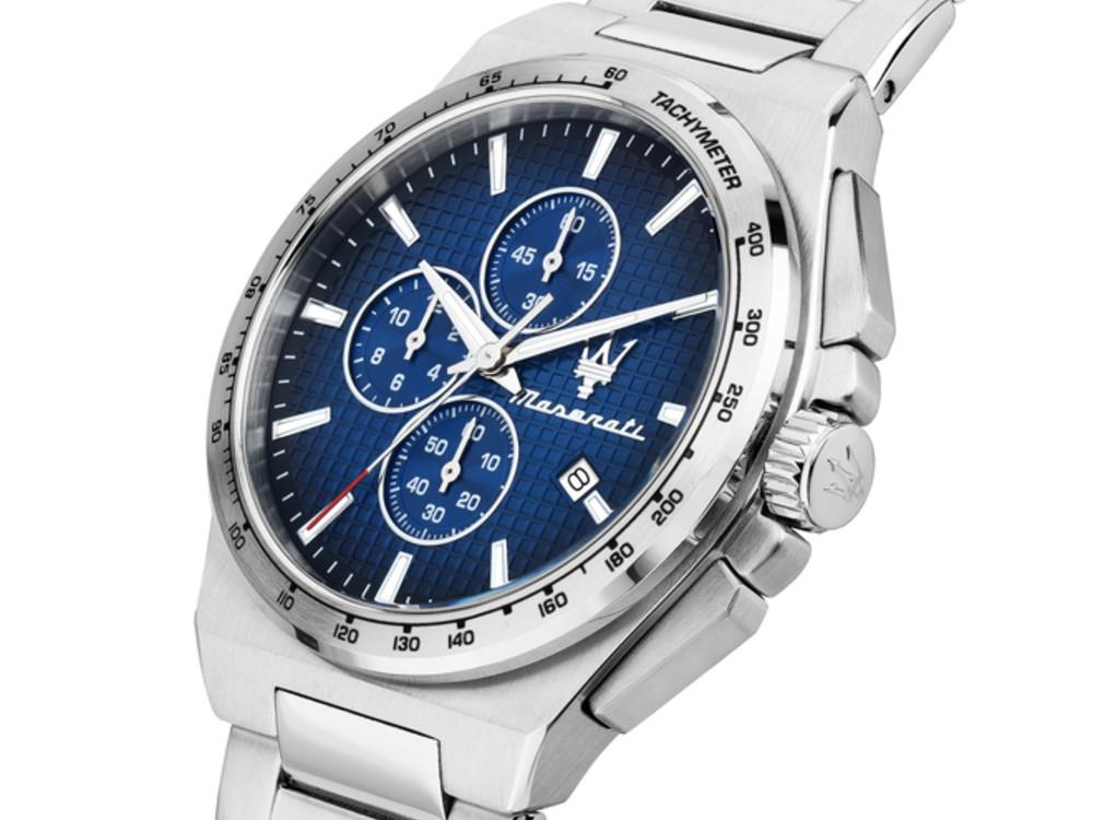 Montre à Quartz Maserati Velocitá Slim, Bleu, 41 mm, R8873653003