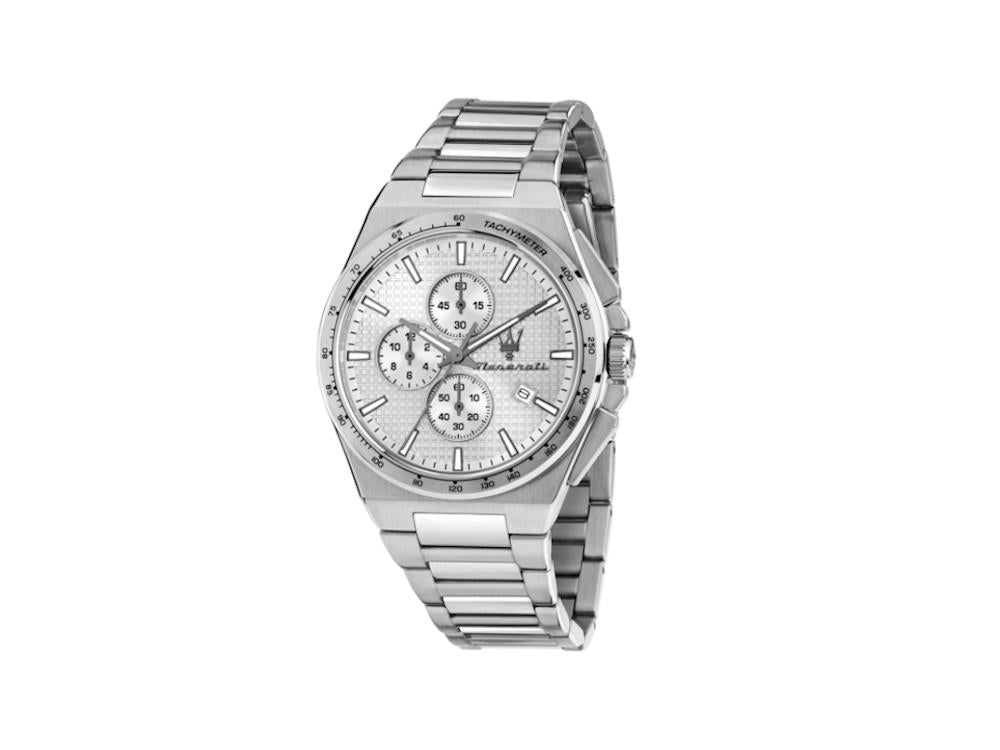 Montre à Quartz Maserati Velocitá Slim, Argent, 41 mm, R8873653005