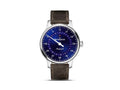 Montre Automatique Meistersinger Perigraph, SW 300, 38 mm, Bleu, BM1108-SV02