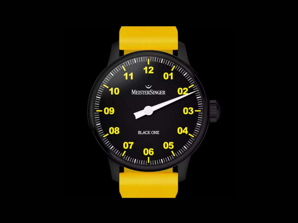 Montre Automatique Meistersinger Edition Black One, Limitée, ED-PR-BLACK ONE