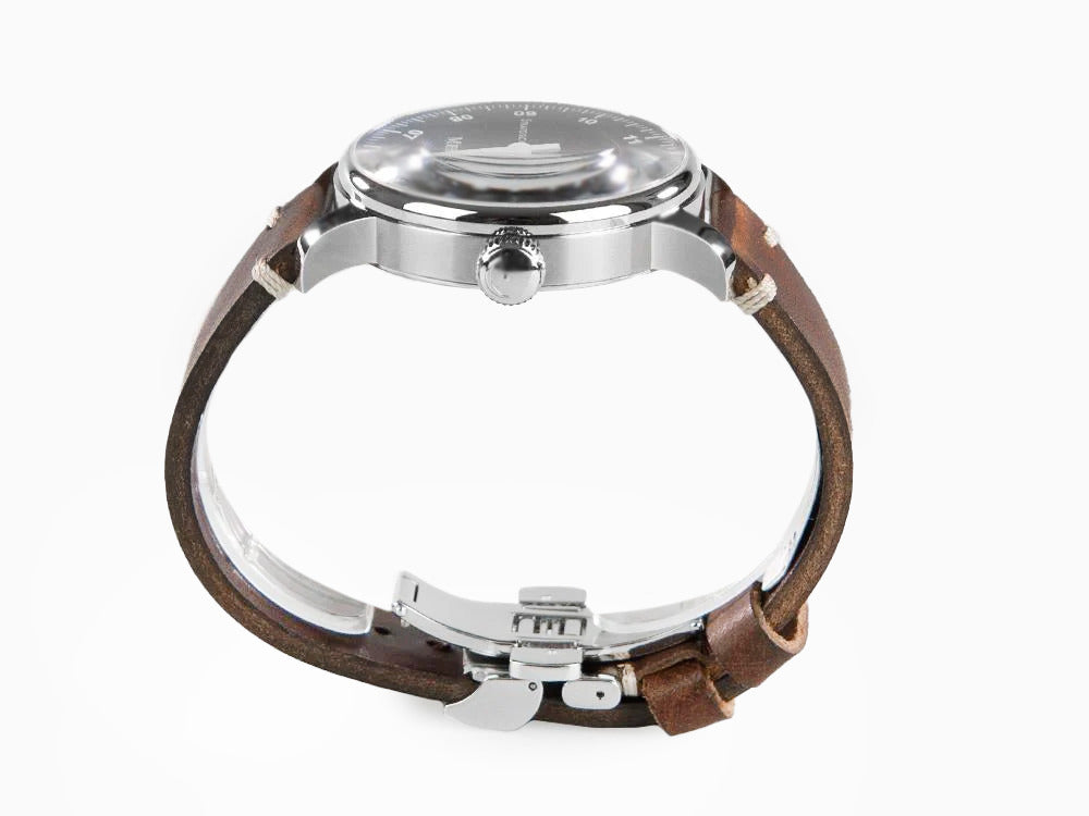 Montre Meistersinger Stratoscope, SW 220-1, 43 mm, Bleu, ST982-SVSL02