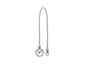 Montre de Poche à Quartz Mondaine SBB Evo, Blanc, 43 mm, A660.30316.11SBB