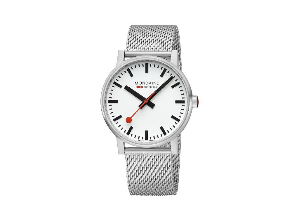 Montre à Quartz Mondaine SBB Evo, Blanc, 43 mm MSE.43110.SJ