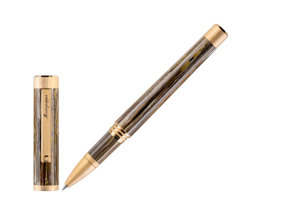 Roller Montegrappa Zero Zodiac Capricorn, Montegrappite, Plaqué or, ISZEZRIY-M3