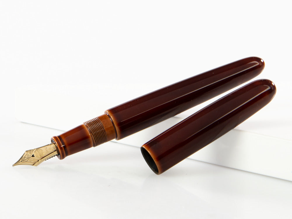 Stylo Plume Nakaya Cigar Toki-Tamenuri, Portable, Ebonite