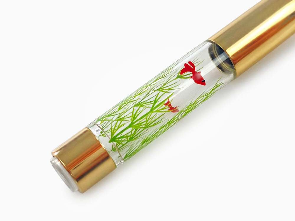Convertisseur Nakaya Accesorios Maki-e converter, Gold fishes and plant