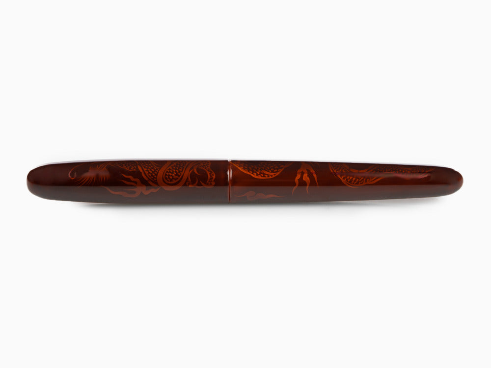 Stylo Plume Nakaya Makie, Aka-Tamenuri, Portable, Ebonite