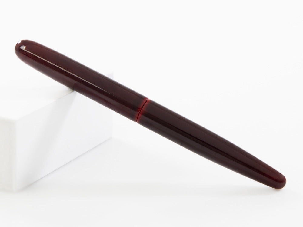 Stylo Plume Nakaya Cigar Long Aka-Tamenuri, Ebonite, Laque Urushi