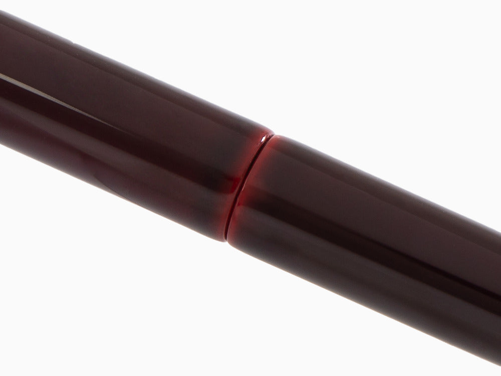 Stylo Plume Nakaya Cigar Long Aka-Tamenuri, Ebonite, Laque Urushi