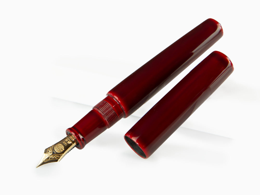 Stylo Plume Nakaya Cigar Piccolo, Aka Tamenuri, Ébonite