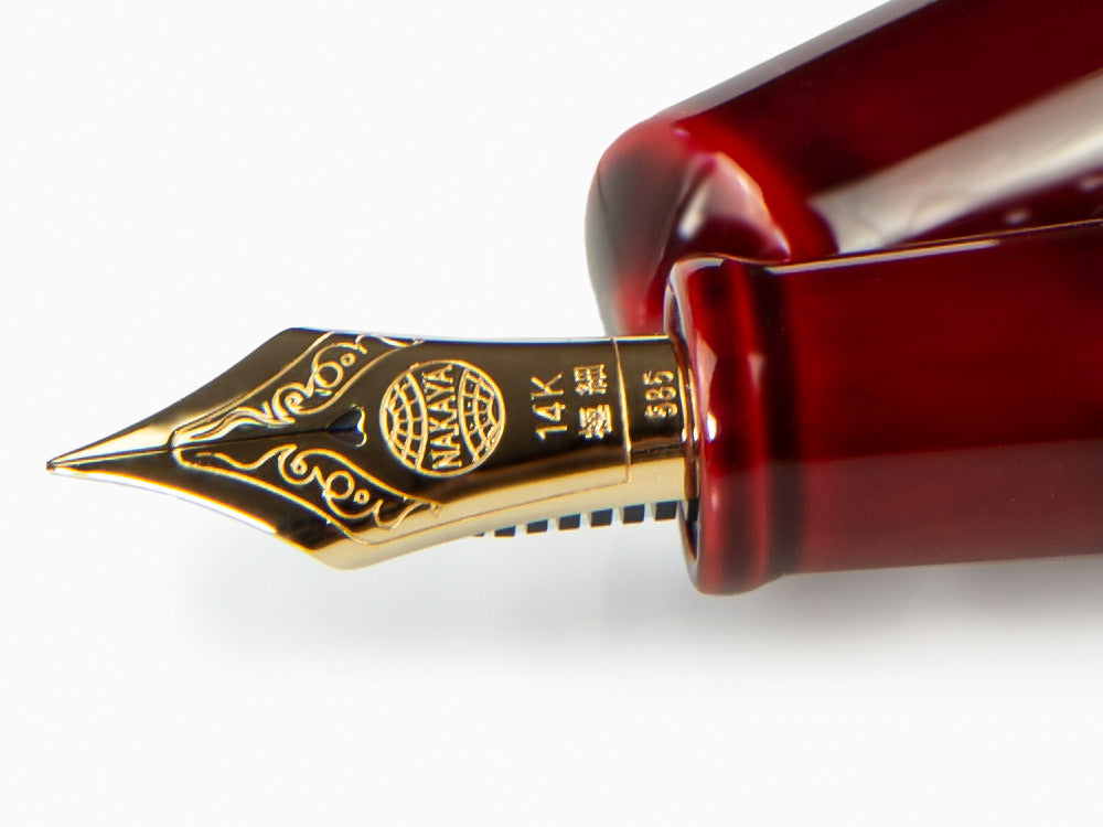 Stylo Plume Nakaya Cigar Piccolo, Aka Tamenuri, Ébonite