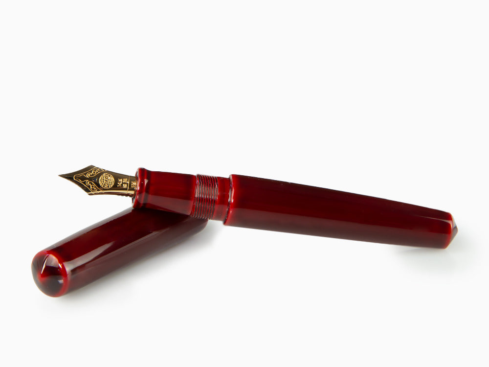 Stylo Plume Nakaya Cigar Piccolo, Aka Tamenuri, Ébonite