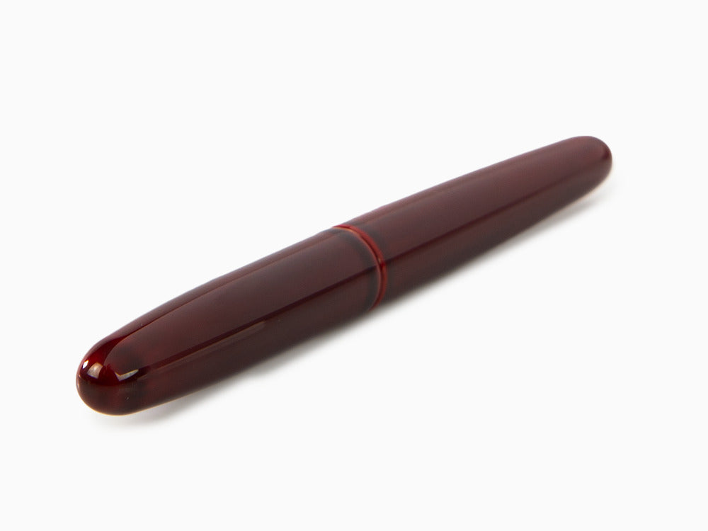 Stylo Plume Nakaya Cigar Portable, Aka-Tamenuri, Or 14k, Plume Italic