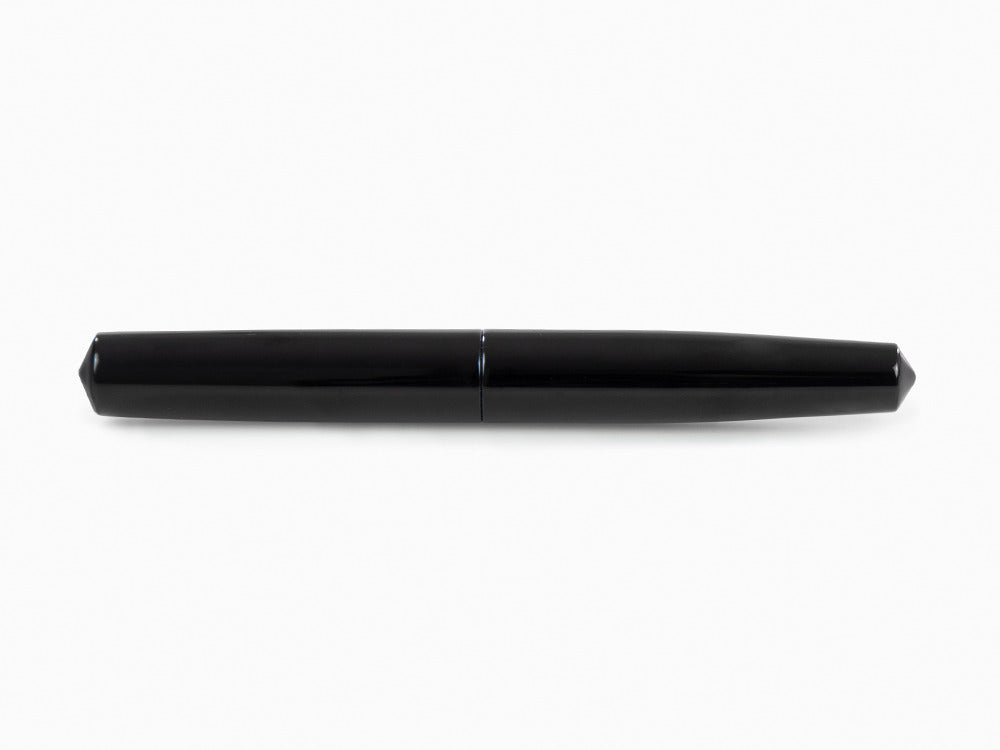 Stylo Plume Nakaya Cigar Kuro-Roiro Piccolo, Noir, Or 14k rodhium