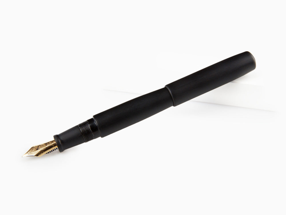 Stylo Plume Nakaya Cigar Piccolo Hairline, Noir, Ébonite