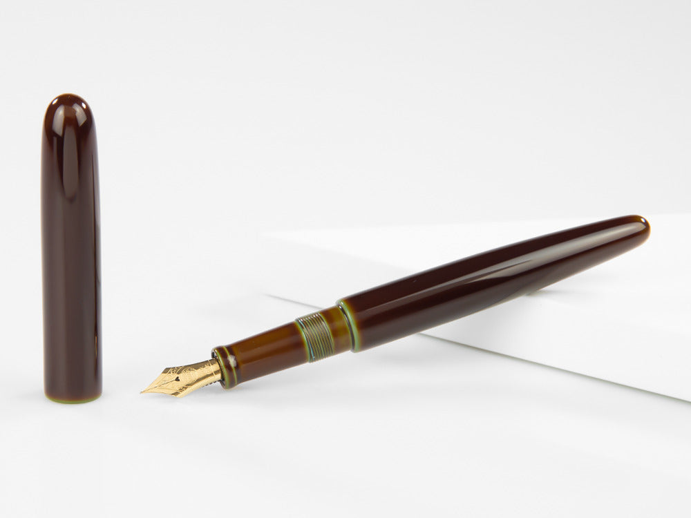 Stylo Plume Nakaya Cigar Long Heki-Tamenuri, Laque urushi sur ébonite
