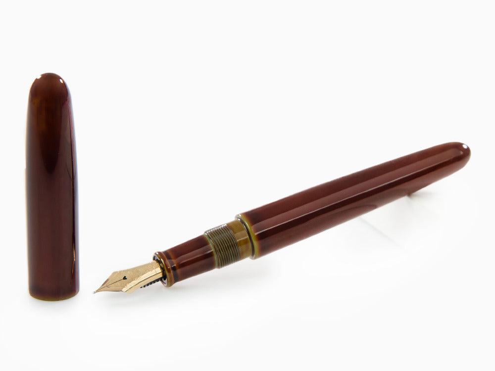 Stylo Plume Nakaya Cigar Heki-Tamenuri, Portable, Ebonite