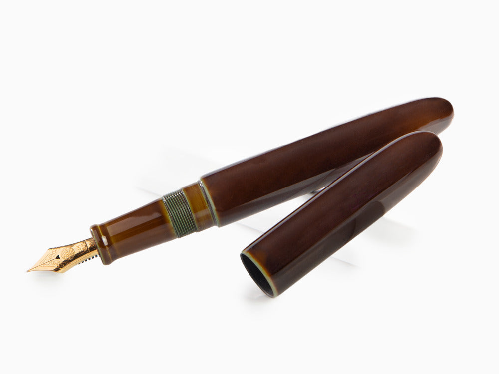 Stylo Plume Nakaya Cigar Portable, Heki-Tamenuri, Laque Urushi, 17mm