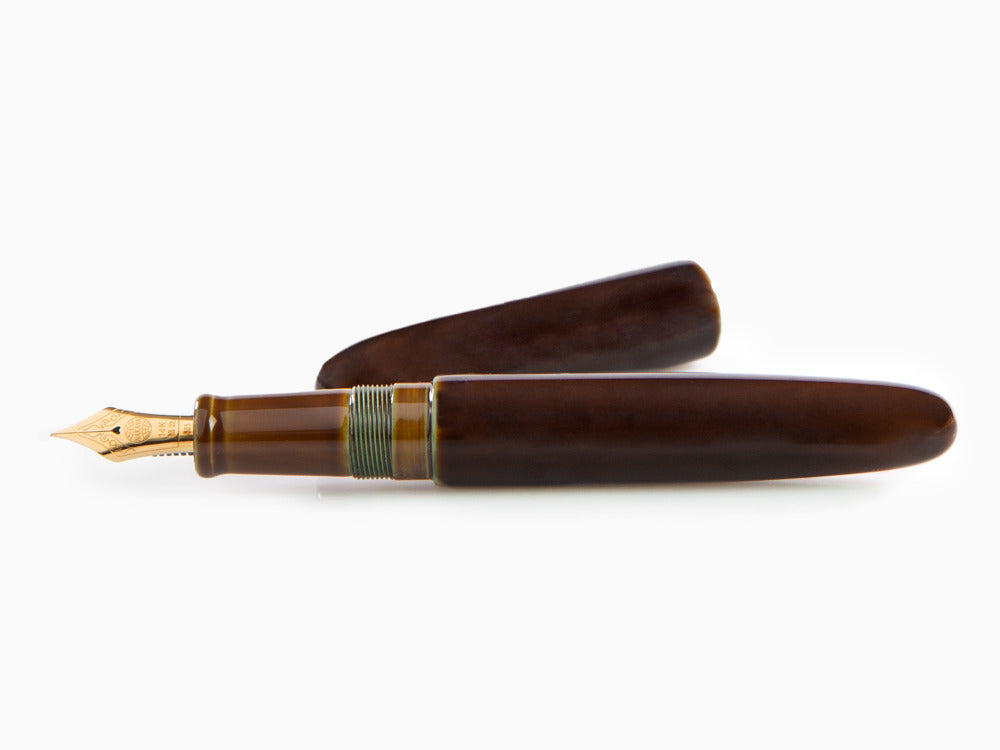Stylo Plume Nakaya Cigar Portable, Heki-Tamenuri, Laque Urushi, 17mm