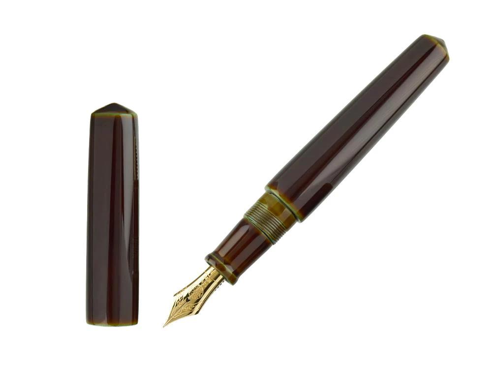 Stylo Plume Nakaya Cigar Piccolo, Heki-Tamenuri, Laque urushi, Élastique