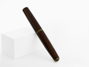 Stylo Plume Nakaya Cigar Piccolo, Heki-Tamenuri, Or 14k rodhium