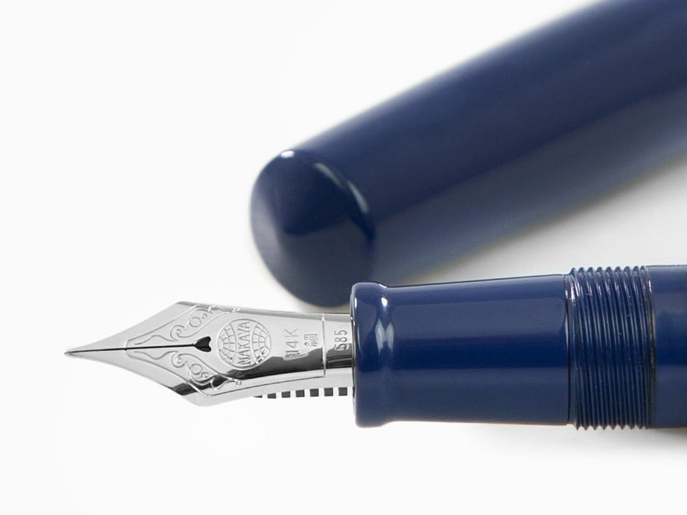 Stylo Plume Nakaya Cigar Piccolo Kikyo, Ebonite, Laque Urushi