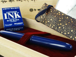 Stylo Plume Nakaya Cigar Portable, Kikyo, Urushi sur ébonite, Rhodium