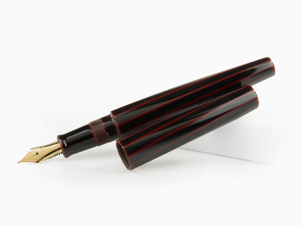 Stylo Plume Nakaya Cigar Kuro-Tamenuri, Decapod (TW), Laque urushi