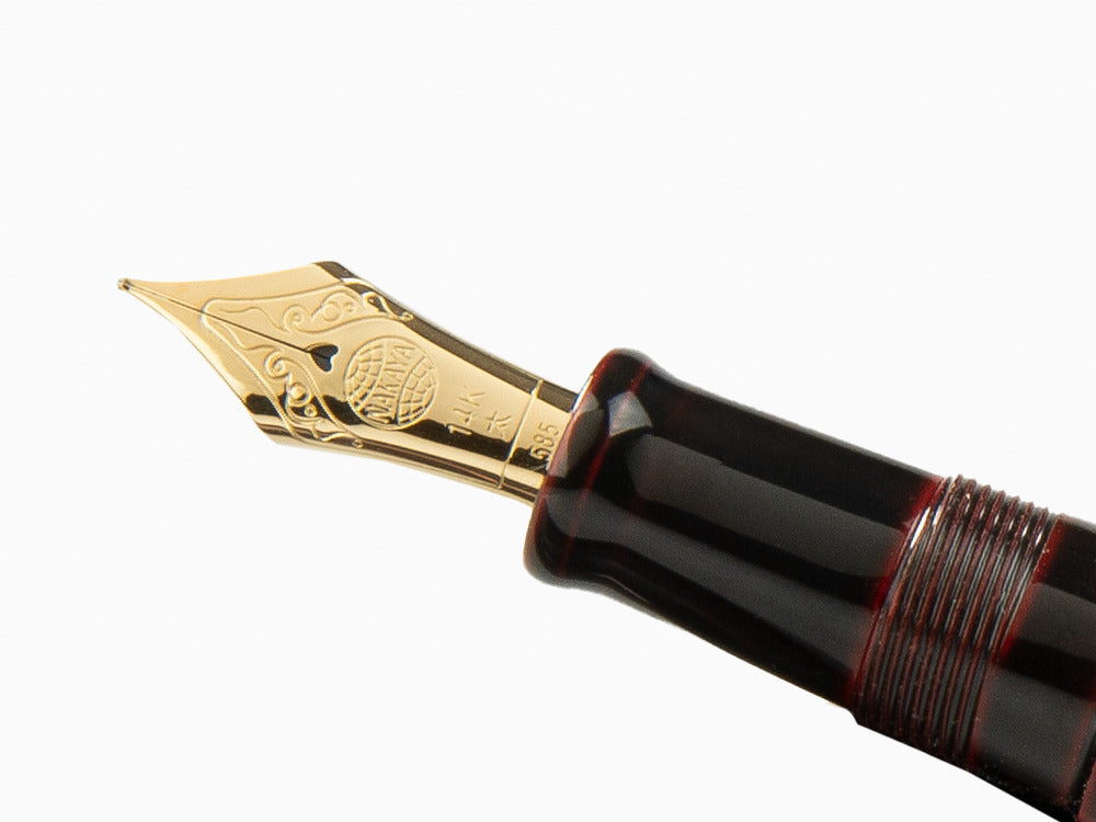 Stylo Plume Nakaya Cigar Kuro-Tamenuri, Decapod (TW), Laque urushi