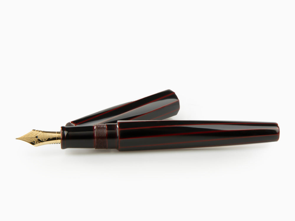 Stylo Plume Nakaya Cigar Kuro-Tamenuri, Decapod (TW), Laque urushi
