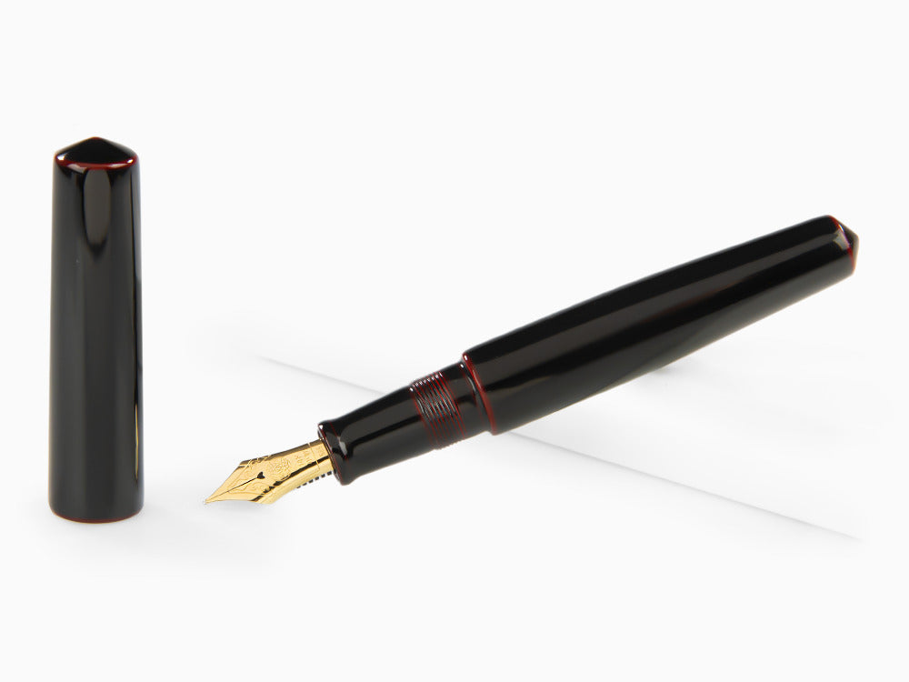 Stylo Plume Nakaya Cigar Piccolo, Kuro-Tamenuri, Ebonite