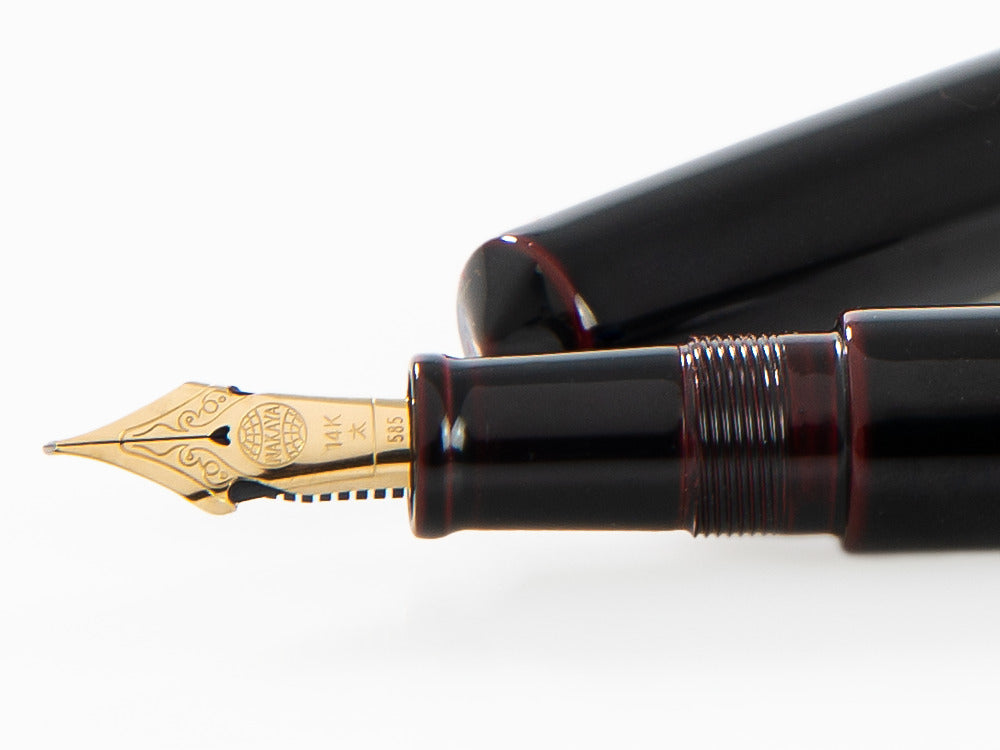 Stylo Plume Nakaya Cigar Piccolo, Kuro-Tamenuri, Urushi, Plume Élastique