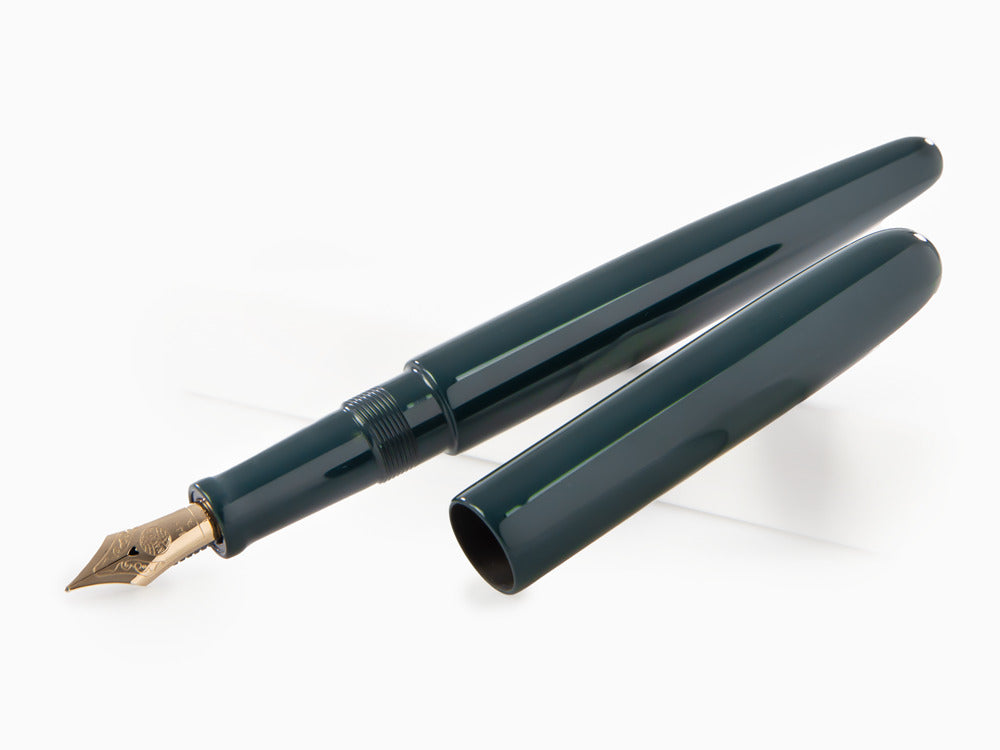 Stylo Plume Nakaya Cigar Long Midori, Ebonite Laque Urushi