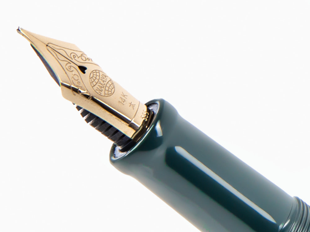 Stylo Plume Nakaya Cigar Long Midori, Ebonite Laque Urushi