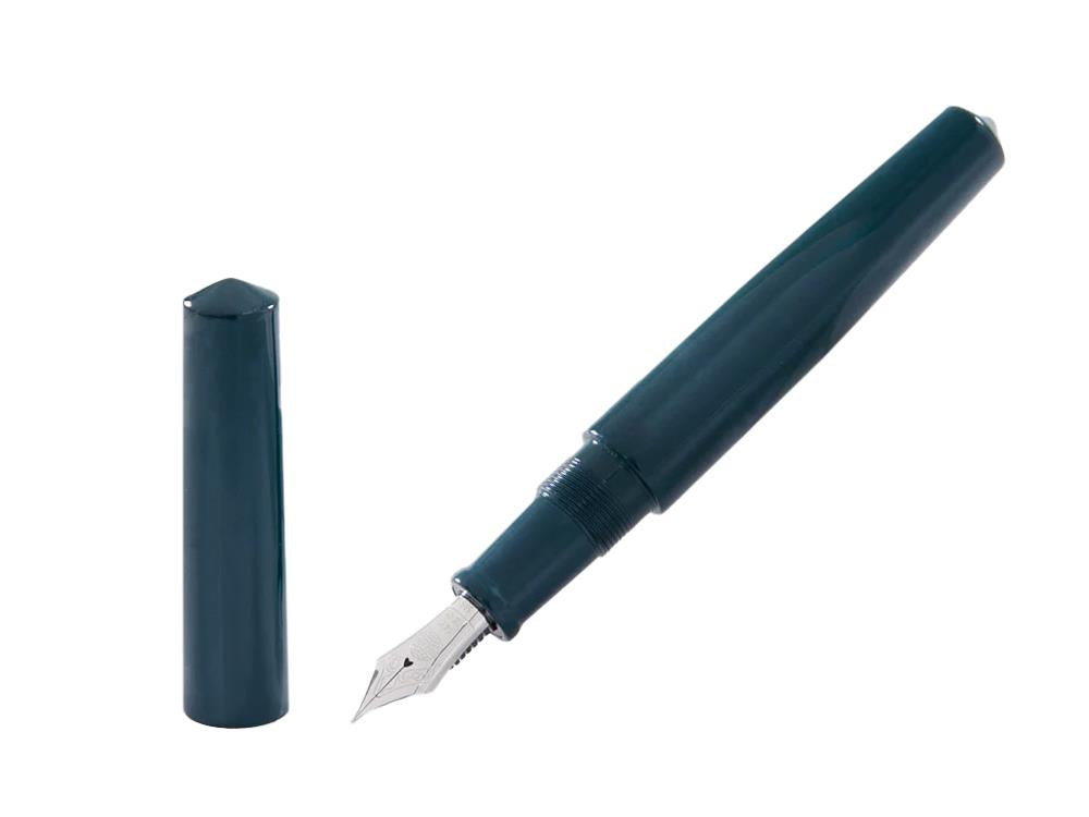 Stylo Plume Nakaya Cigar Piccolo, Midori, Ebonite, rodhium