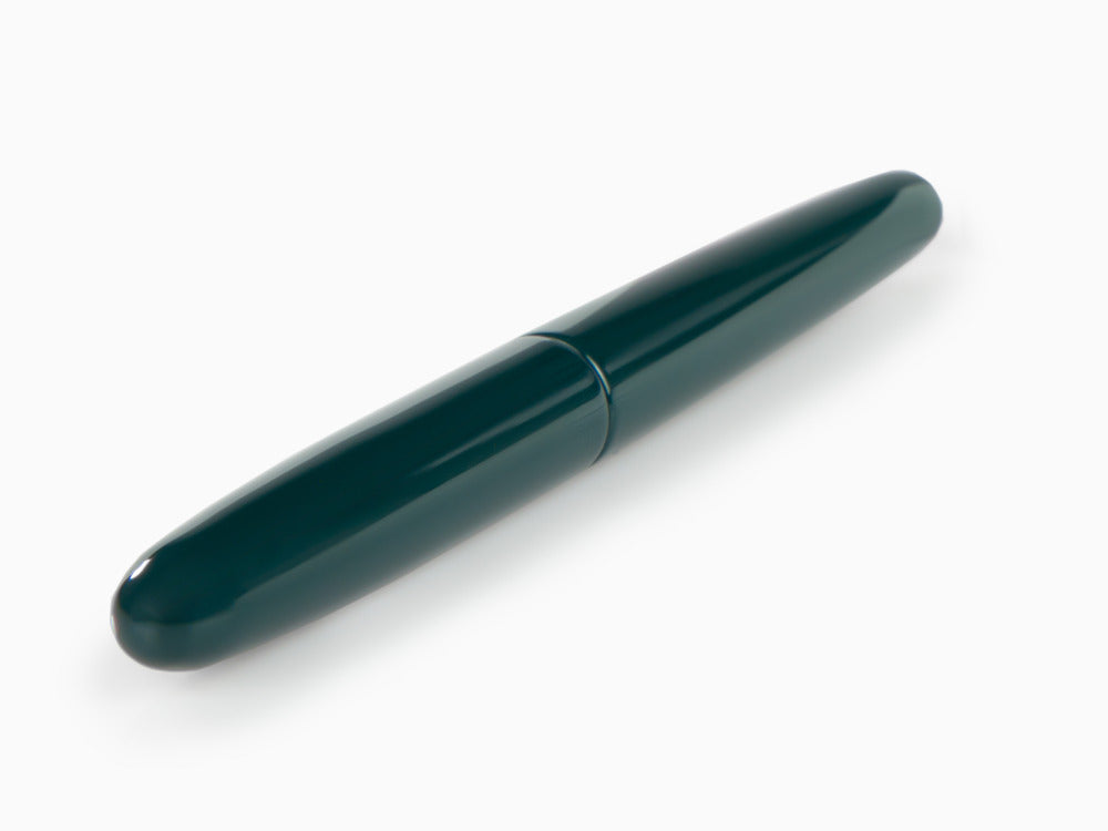 Stylo Plume Nakaya Cigar Portable, Midori, Ebonite, Or 14k rodhium