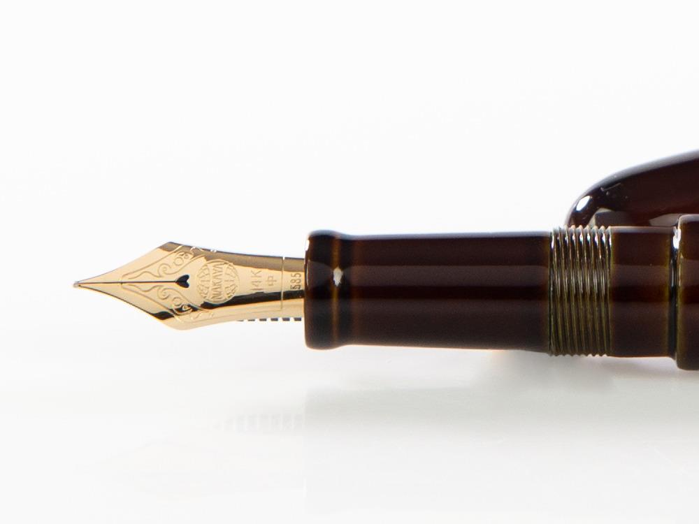 Stylo Plume Nakaya Cigar, Mukuge, Laque urushi sur ébonite